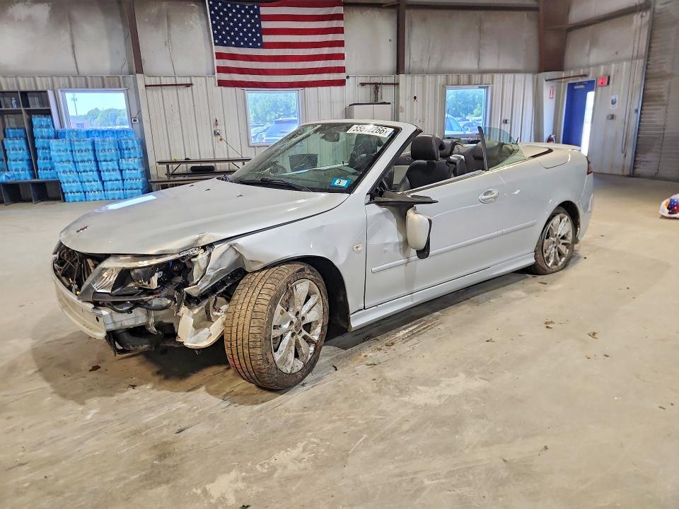 2010 Saab 9-3 VIN YS3FG7CY5A6001216 COPART salvage auction — FRONT END, NH - CERT OF TITLE-REBUILT VEHICLE, sold $400 on 2026-07-17 (photo 1)