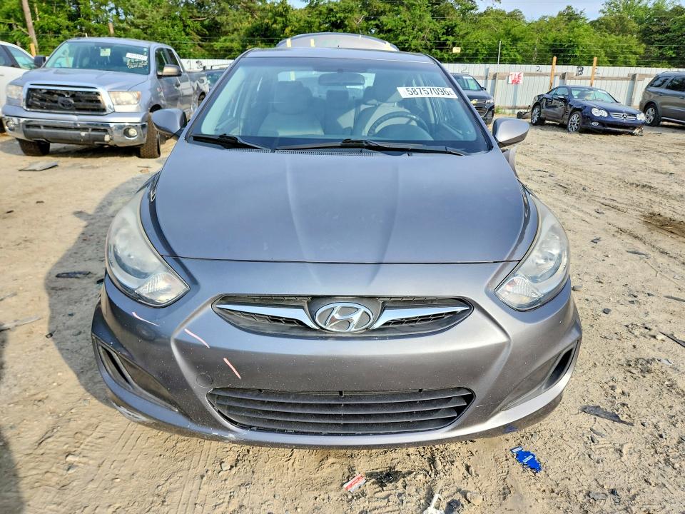 2014 Hyundai Accent VIN KMHCT4AE8EU588389 COPART salvage auction — REAR END, Md - Cert Of Salvage > 75% Damage, sold $250 on 2026-07-21 (photo 5)