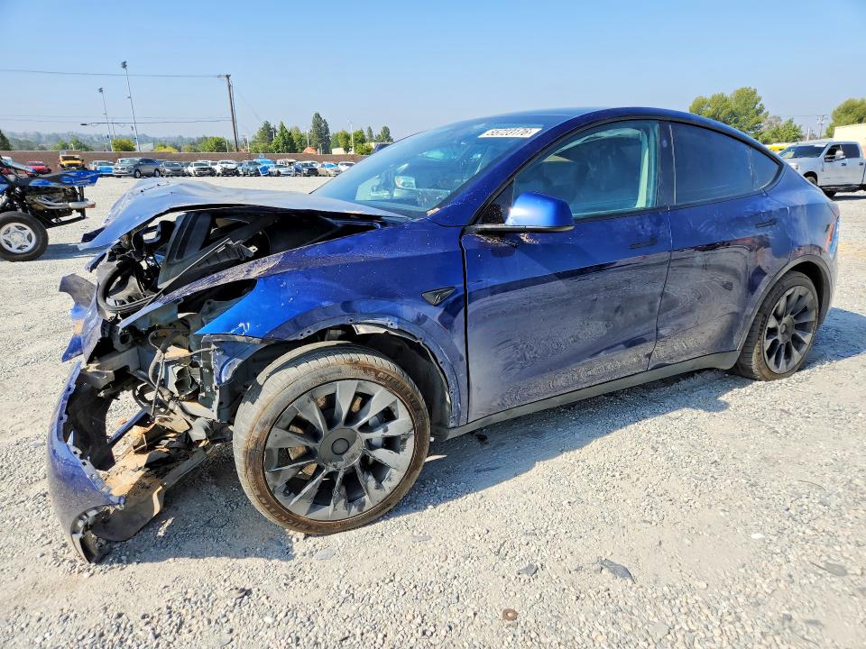2024 Tesla VIN 7SAYGDEEXRF070164 COPART salvage auction — FRONT END, Ca - Salvage Certificate, sold $1,300 on 2026-07-22 (photo 1)