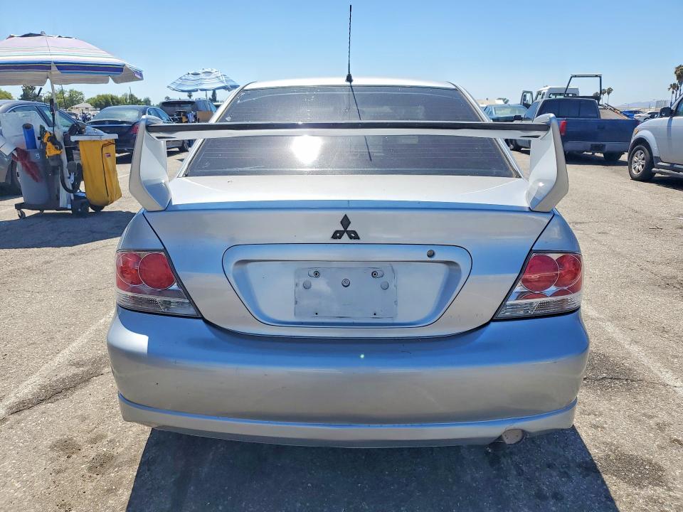 2004 Mitsubishi Lancer VIN JA3AJ66F84U046494 COPART salvage auction — VANDALISM, Ca - Salvage Certificate, sold $375 on 2026-07-24 (photo 6)