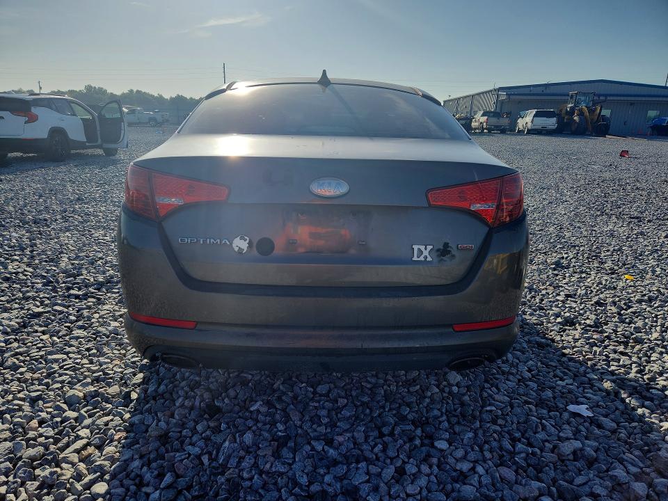 2012 Kia Optima VIN 5XXGM4A77CG047986 COPART salvage auction — FRONT END, Fl - Cert Of Title Slvg Rebuildable, sold $400 on 2026-07-10 (photo 6)