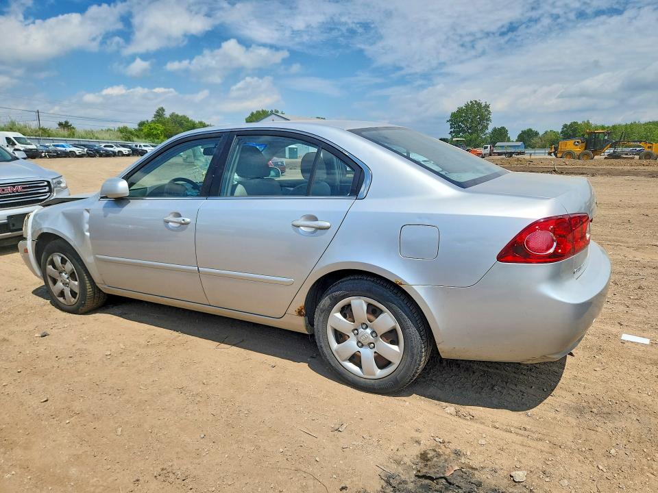 2007 Kia Optima VIN KNAGE123775158181 COPART salvage auction — FRONT END, Oh - Cert Of Title-Salvage, sold $425 on 2026-07-09 (photo 2)