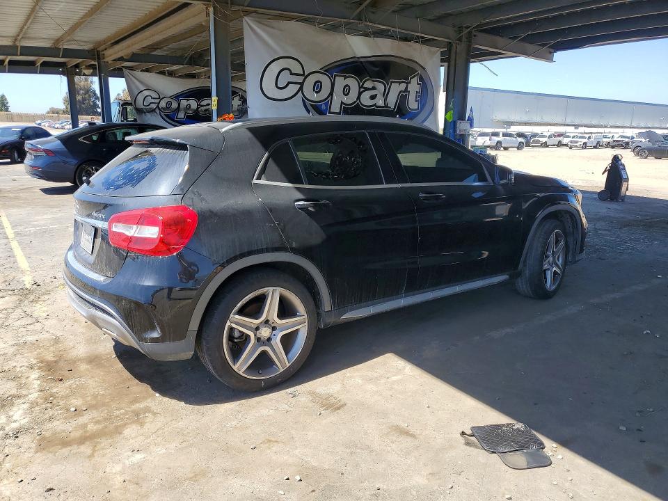 2017 Mercedes-benz VIN WDCTG4GB3HJ315625 COPART salvage auction — REAR END, Ca - Dis/Dlr/Exp Only Clean Title, sold $3,900 on 2026-07-09 (photo 3)