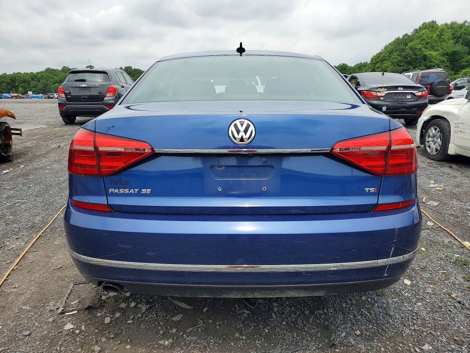 2016 Volkswagen VIN 1VWBT7A36GC005873 COPART salvage auction — FRONT END, Pa - Certificate Of Salvage, sold $2,100 on 2026-07-02 (photo 6)