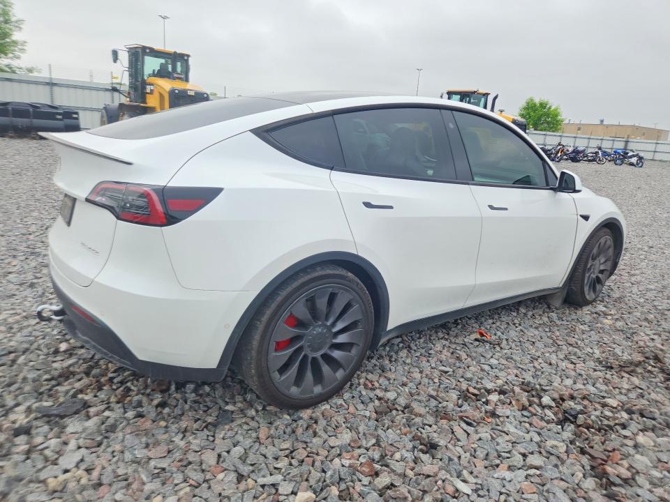 2021 Tesla Model y VIN 5YJYGDEF8MF248961 COPART salvage auction — FRONT END, Wi - Cert Of Title-Claim Paid, sold $8,100 on 2026-07-27 (photo 3)