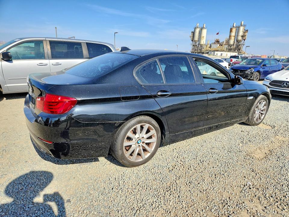 2011 BMW 5 series VIN WBAFR1C54BC739741 COPART salvage auction — SIDE, Ca - Salvage Certificate, sold $750 on 2026-07-02 (photo 3)