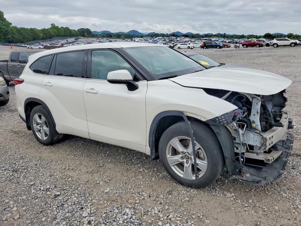 2020 Toyota VIN 5TDCZRAH7LS000560 COPART salvage auction — FRONT END, TN - SALVAGE CERTIFICATE, sold $10,800 on 2026-07-30 (photo 4)