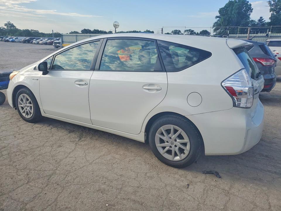 2012 Toyota Prius VIN JTDZN3EU0C3185319 COPART salvage auction — HAIL, KS - CERT OF TITLE-SALVAGE, sold $3,100 on 2026-07-20 (photo 2)