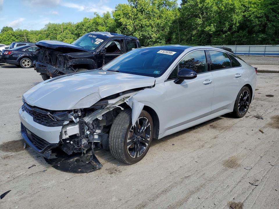 2022 Kia K5 VIN 5XXG64J24NG124184 COPART salvage auction — FRONT END, Pa - Certificate Of Salvage, sold $3,300 on 2026-07-23 (photo 1)