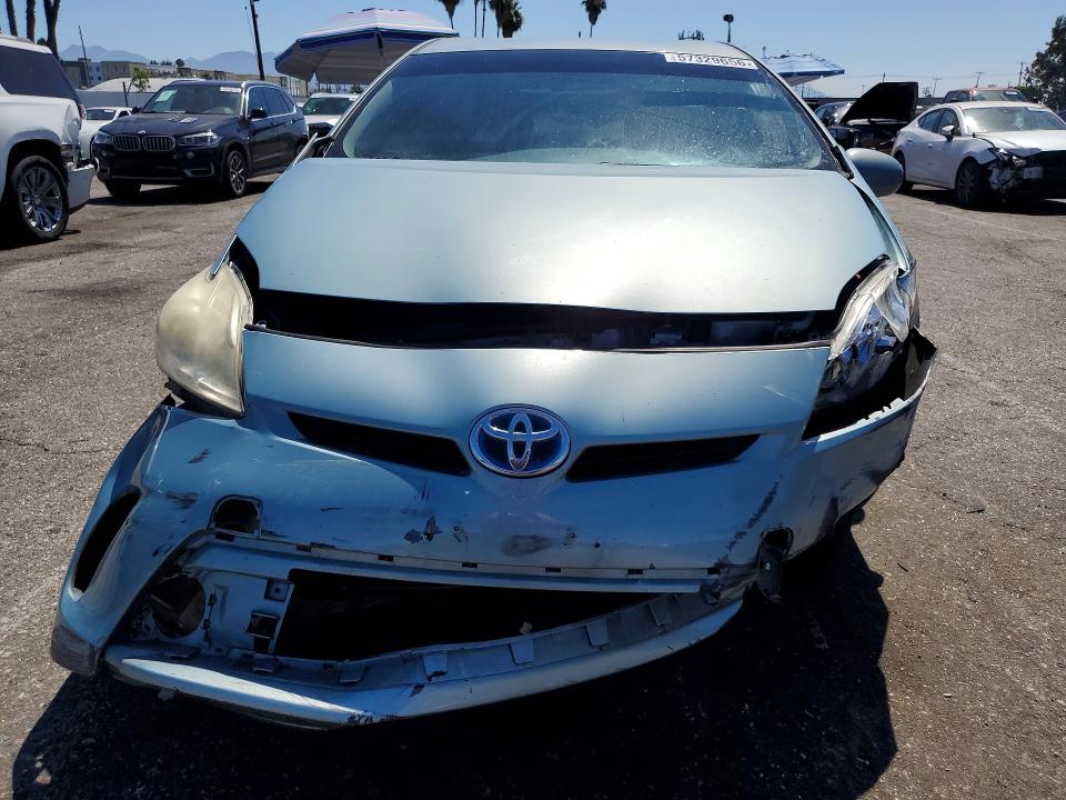 2013 Toyota VIN JTDKN3DU8D1702298 COPART salvage auction — REAR END, Ca - Salvage Certificate, sold $725 on 2026-07-10 (photo 5)