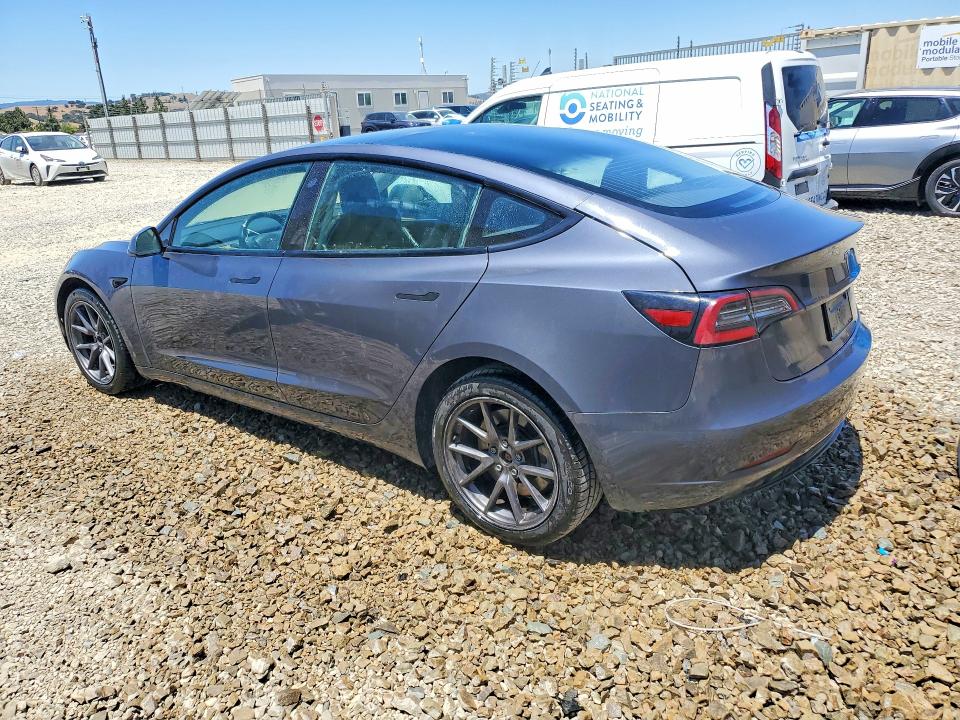 2023 Tesla Model 3 VIN 5YJ3E1EAXPF448621 COPART salvage auction — UNDERCARRIAGE, Ca - Certificate Of Title, sold $8,100 on 2026-07-06 (photo 2)