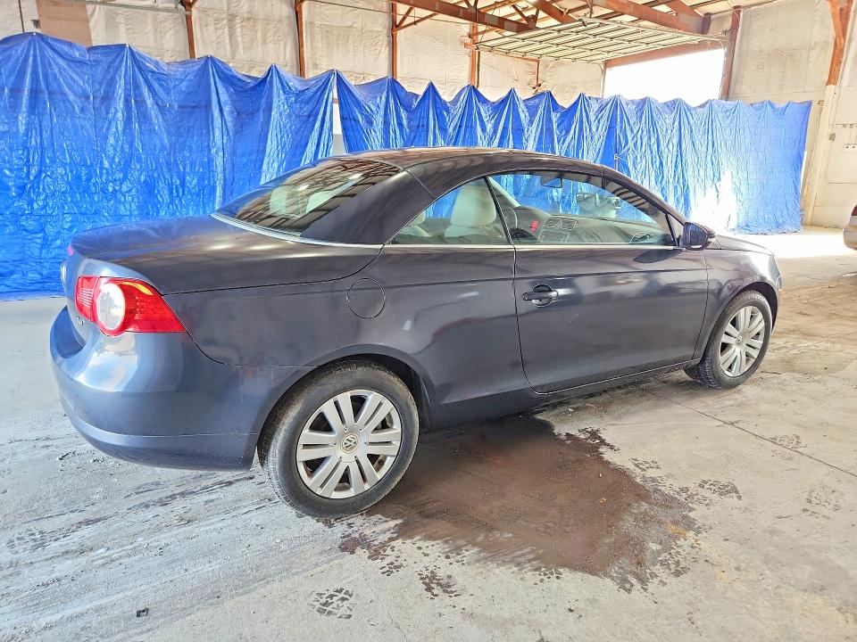 2009 Volkswagen Eos VIN WVWBA71F69V019914 COPART salvage auction — NORMAL WEAR, Ky - Bill Of Sale/Part Only/No Titl, sold $500 on 2026-07-06 (photo 3)