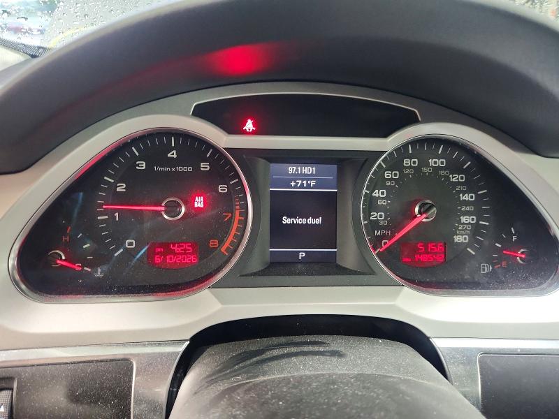 2011 Audi A6 VIN WAUKGAFB6BN063755 COPART salvage auction — FRONT END, Il - Salvage Certificate, sold $425 on 2026-07-14 (photo 9)