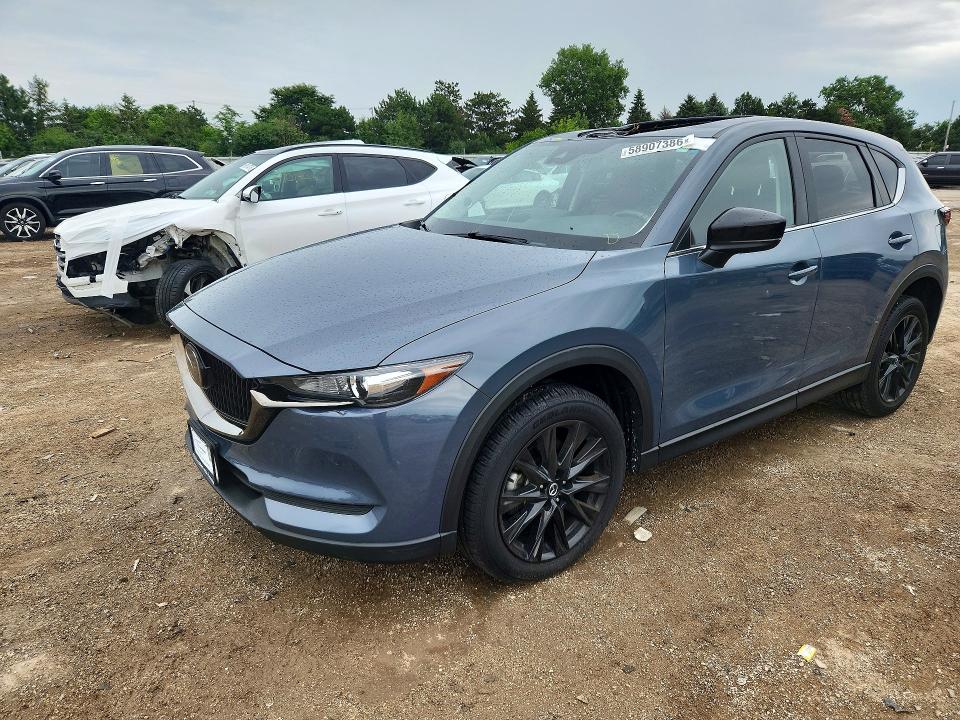 2021 Mazda Cx-5 VIN JM3KFBCY3M0466734 COPART salvage auction — ROOF, Il - Salvage Certificate, sold $7,500 on 2026-07-28 (photo 1)