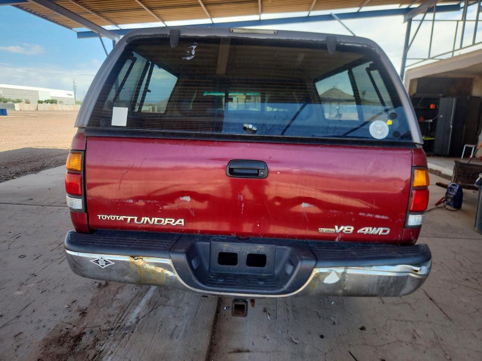 2002 Toyota Tundra VIN 5TBBT44192S312191 COPART salvage auction — FRONT END, Az - Certificate Of Title, sold $2,250 on 2026-07-28 (photo 6)