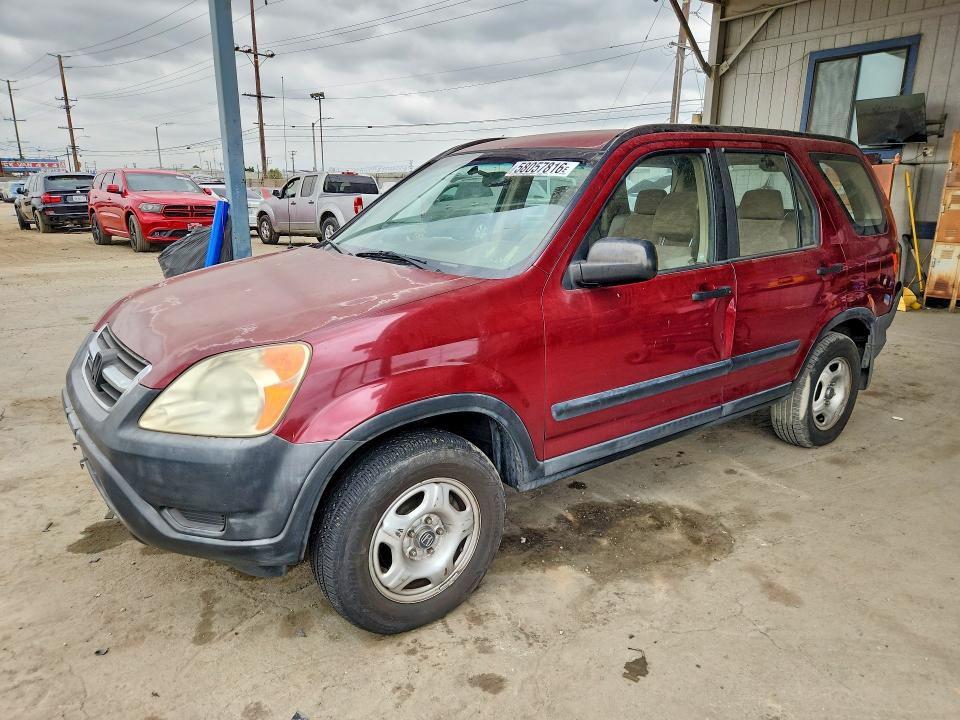 2003 Honda Cr-v VIN JHLRD68483C008469 COPART salvage auction — REAR END, Ca - Salvage Certificate, sold $850 on 2026-07-06 (photo 1)