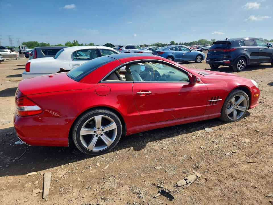 2009 Mercedes-benz Sl-klasse VIN WDBSK71FX9F149975 COPART salvage auction — SIDE, Il - Salvage Certificate, sold $3,050 on 2026-07-28 (photo 3)