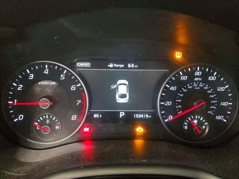 2018 Kia Stinger VIN KNAE25LA8J6025967 COPART salvage auction — FRONT END, Ri - Certificate Of Title, sold $6,400 on 2026-07-09 (photo 9)