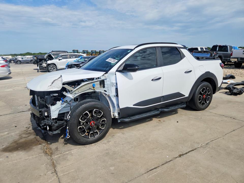 2024 Hyundai Santa cruz VIN 5NTJDDAF1RH082342 COPART salvage auction — FRONT END, TX - CERTIFICATE OF TITLE, sold $9,800 on 2026-08-27 (photo 1)