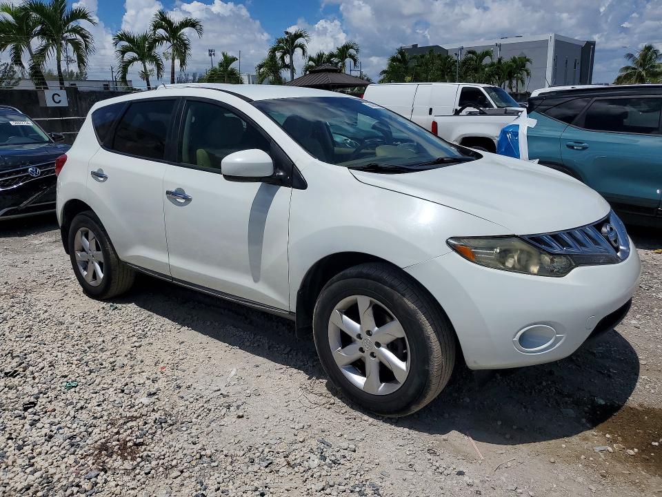 2010 Nissan Murano VIN JN8AZ1MU8AW012784 COPART salvage auction — REAR END, Fl - Cert Of Title Slvg Rebuildable, sold $575 on 2026-07-10 (photo 4)
