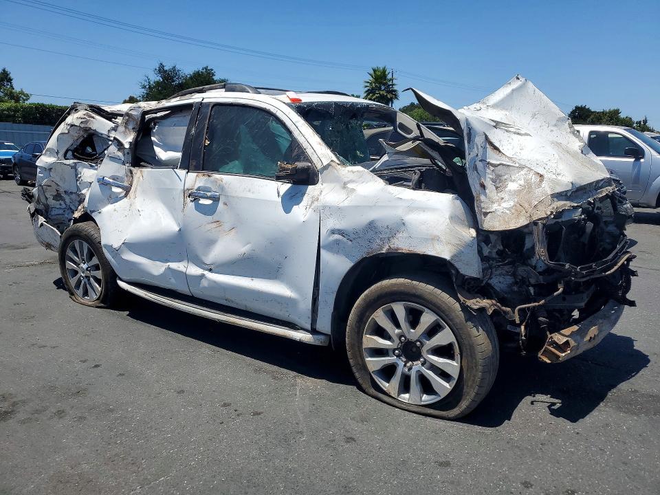 2013 Toyota Sequoia VIN 5TDKY5G1XDS047536 COPART salvage auction — ROLLOVER, CA - NON-REPAIRABLE VEHICLE CERT, sold $1,550 on 2026-07-16 (photo 4)