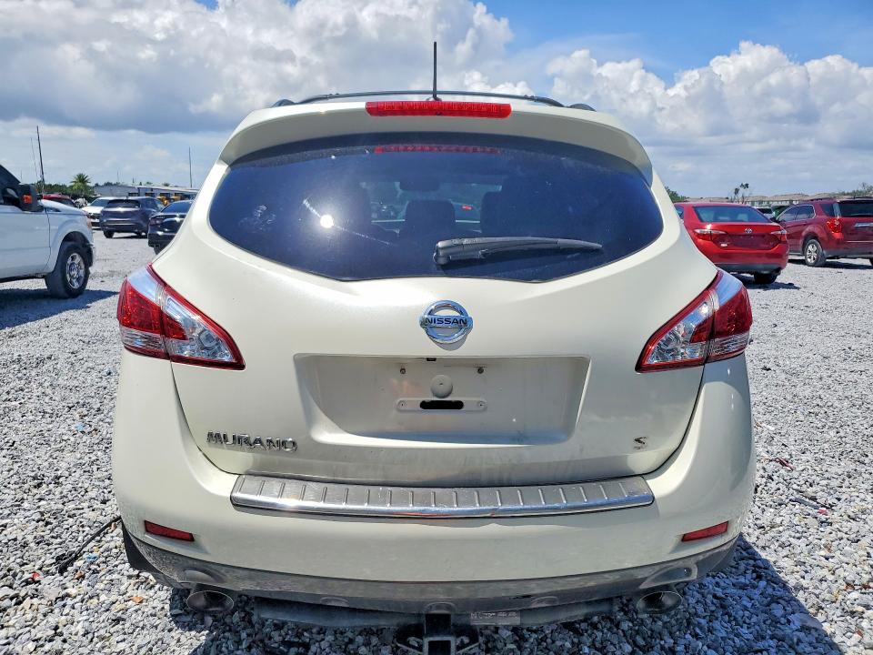 2011 Nissan Murano VIN JN8AZ1MU5BW067680 COPART salvage auction — FRONT END, Fl - Cert Of Title Slvg Rebuildable, sold $500 on 2026-07-10 (photo 6)
