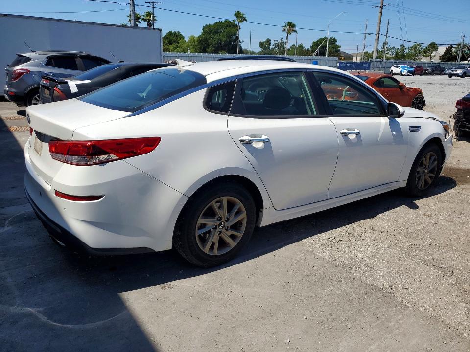 2019 Kia Optima VIN 5XXGT4L30KG318110 COPART salvage auction — FRONT END, Fl - Cert Of Title Slvg Rebuildable, sold $2,250 on 2026-07-06 (photo 3)