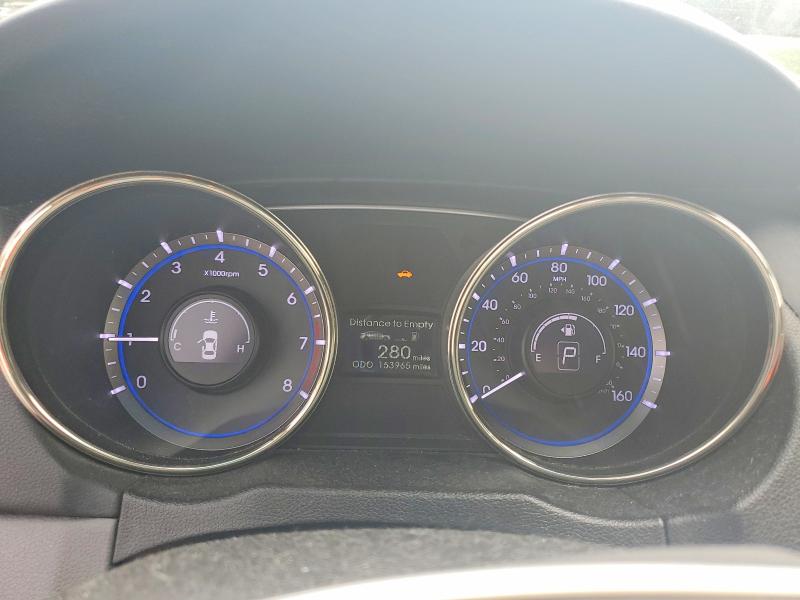 2012 Hyundai Sonata VIN 5NPEC4AC6CH431625 COPART salvage auction — FRONT END, Nc - Salvage Certificate Of Title, sold $1,750 on 2026-07-16 (photo 9)