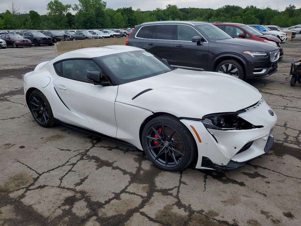 2026 Toyota Supra VIN WZ1DB0G05TW074003 COPART salvage auction — FRONT END, Md - Cert Of Salvage > 75% Damage, sold $28,250 on 2026-07-23 (photo 4)