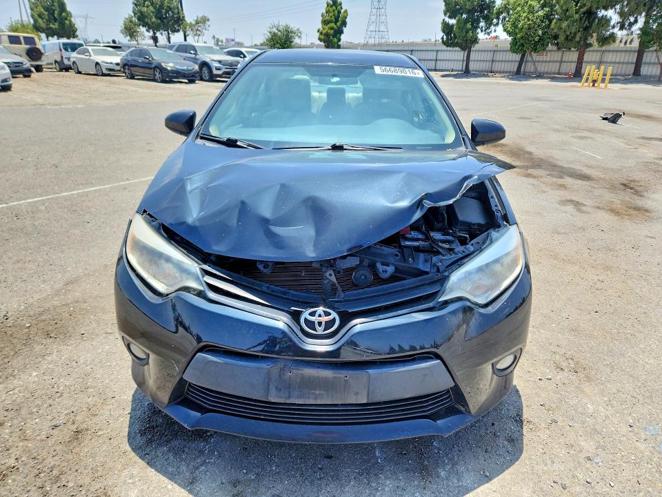 2014 Toyota Corolla VIN 5YFBURHE9EP168069 COPART salvage auction — REAR END, Ca - Salvage Certificate, sold $2,500 on 2026-07-02 (photo 5)
