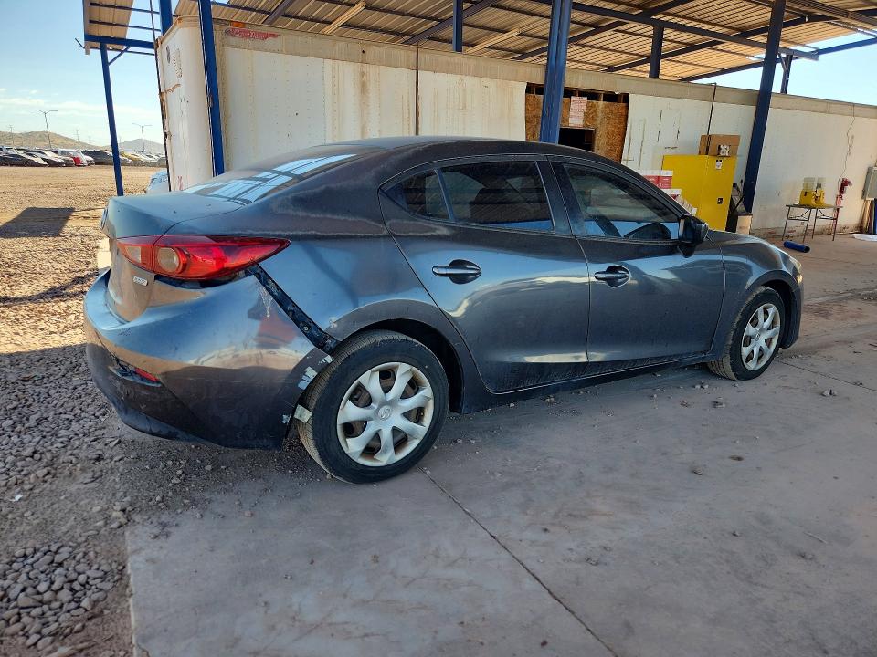 2014 Mazda VIN JM1BM1U76E1130652 COPART salvage auction — REAR END, Az - Certificate Of Title, sold $1,750 on 2026-07-07 (photo 3)