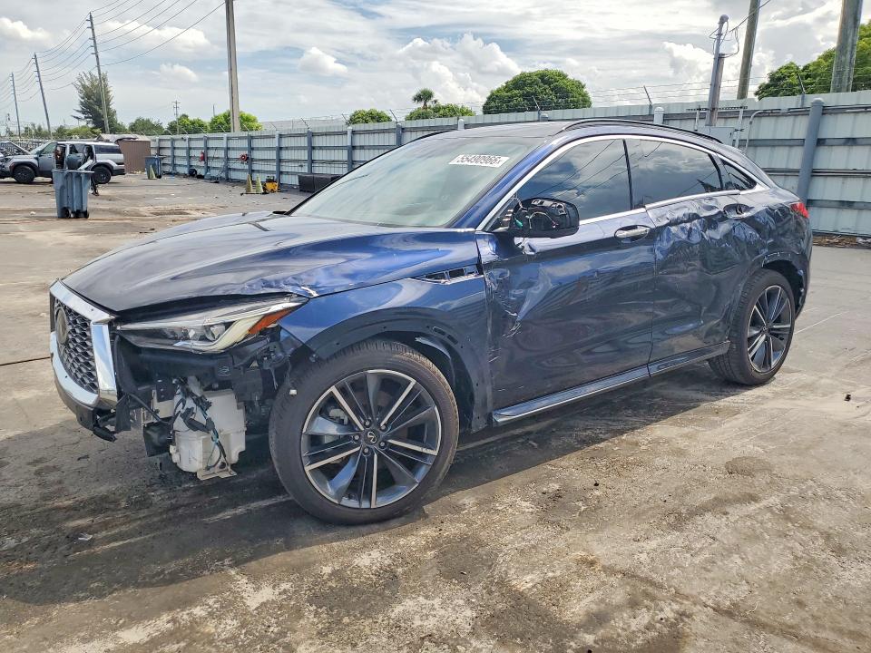 2024 Infiniti Qx55 VIN 3PCAJ5LR4RF110847 COPART salvage auction — MECHANICAL, Fl - Cert Of Title Slvg Rebuildable, sold $12,100 on 2026-07-27 (photo 1)