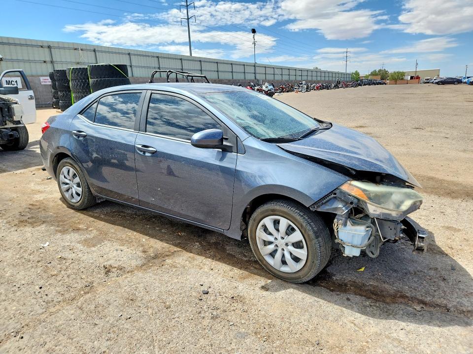 2015 Toyota Corolla VIN 2T1BURHE7FC375108 COPART salvage auction — FRONT END, Nm - Cert Of Title-Salvage, sold $950 on 2026-07-09 (photo 4)