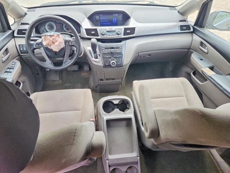 2013 Honda Odyssey VIN 5FNRL5H46DB090975 COPART salvage auction — FRONT END, Oh - Cert Of Title-Salvage, sold $90 on 2026-07-29 (photo 8)