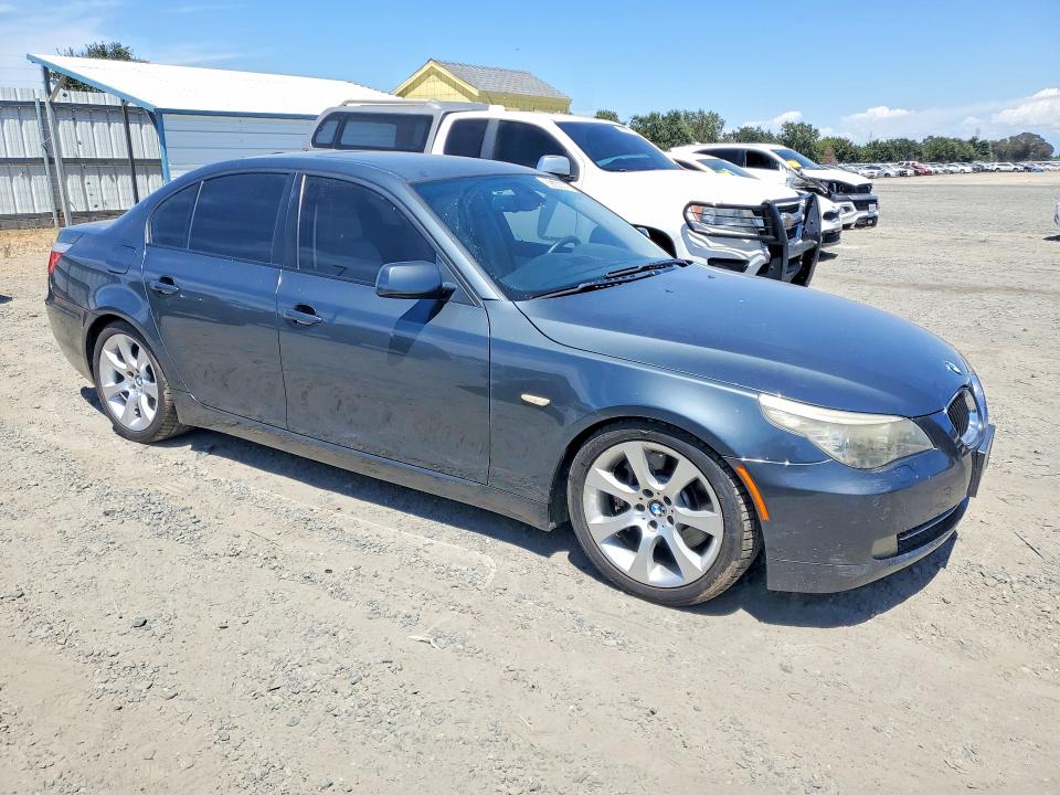2008 BMW 5 series VIN WBANW13538CZ79912 COPART salvage auction — NORMAL WEAR, CA - DIS/DLR/EXP ONLY CLEAN TITLE, sold $850 on 2026-07-09 (photo 4)