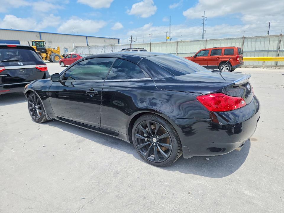 2009 Infiniti G VIN JNKCV66E79M724907 COPART salvage auction — FRONT END, Tx - Salvage Vehicle Title, sold $2,600 on 2026-07-17 (photo 2)