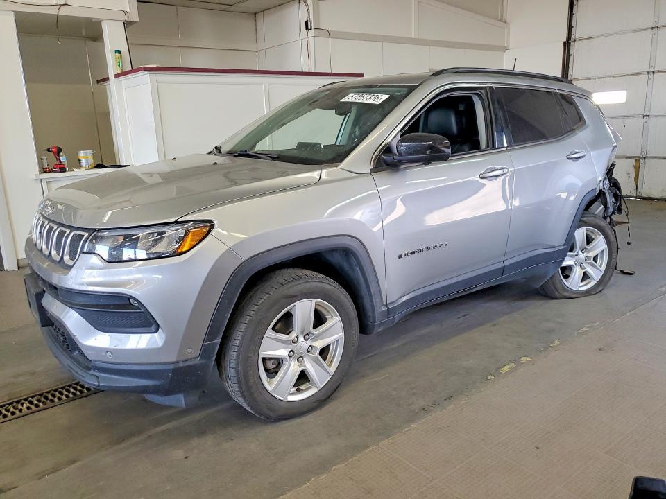 2022 Jeep Compass VIN 3C4NJDBB3NT124797 COPART salvage auction — REAR END, Wa - Bill Of Sale, sold $3,800 on 2026-07-31 (photo 1)