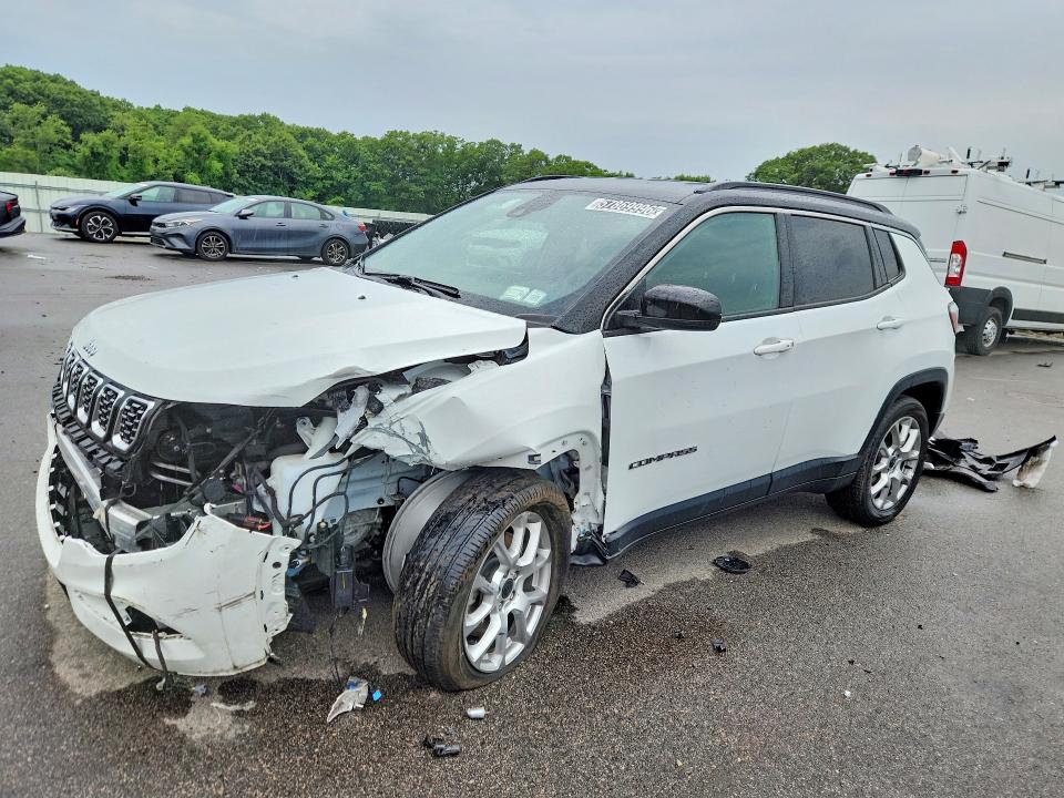2025 Jeep Compass VIN 3C4NJDCN3ST508258 COPART salvage auction — FRONT END, VA - CERT OF TITLE - SALVAGE, sold $4,300 on 2026-07-27 (photo 1)