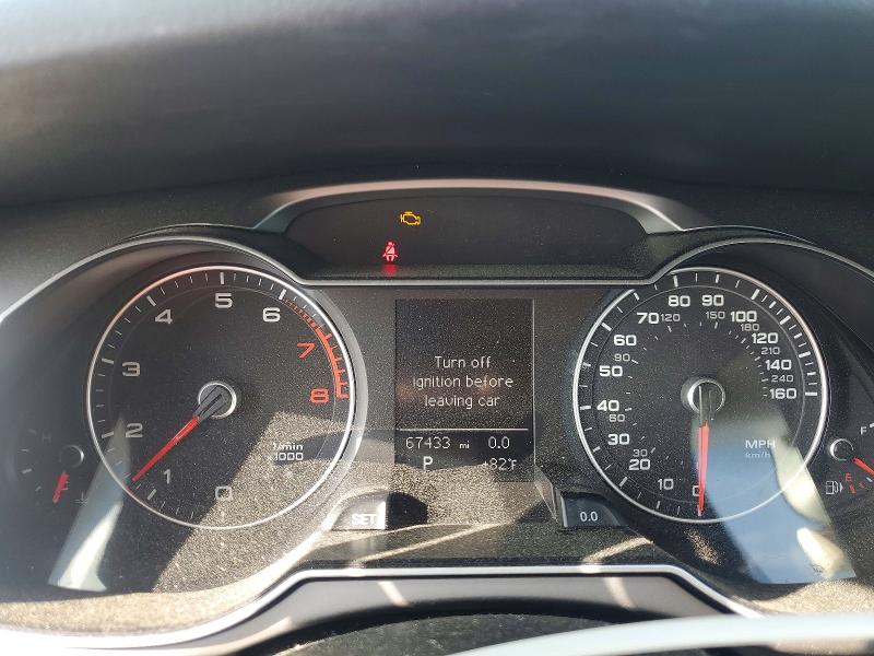 2014 Audi VIN WAUAFAFL5EN030287 COPART salvage auction — FRONT END, Nc - Salvage Certificate Of Title, sold $525 on 2026-07-16 (photo 9)