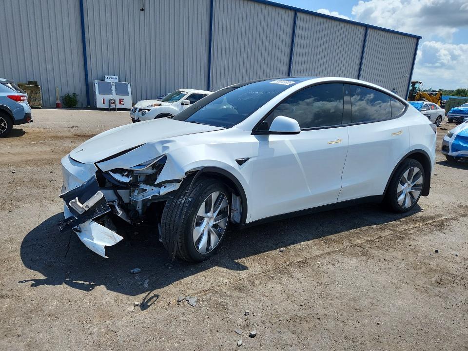 2023 Tesla Model y VIN 7SAYGDEE2PA079340 COPART salvage auction — FRONT END, Fl - Cert Of Title Slvg Rebuildable, sold $14,100 on 2026-07-13 (photo 1)