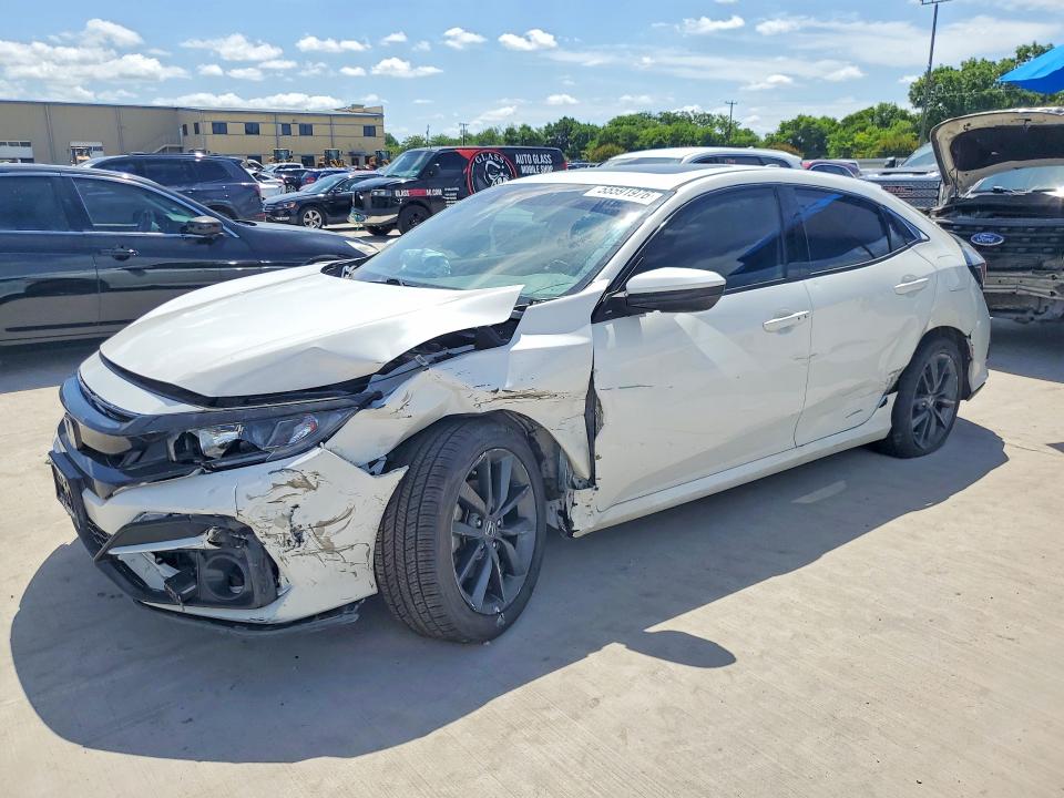 2021 Honda Civic VIN SHHFK7H66MU228662 COPART salvage auction — UNDERCARRIAGE, Tx - Salvage Vehicle Title, sold $4,850 on 2026-07-09 (photo 1)