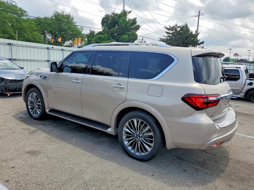 2021 Infiniti Qx80 VIN JN8AZ2BE9M9272115 COPART salvage auction — BURN, OH - CERT OF TITLE-SALVAGE, sold $24,600 on 2026-07-22 (photo 2)
