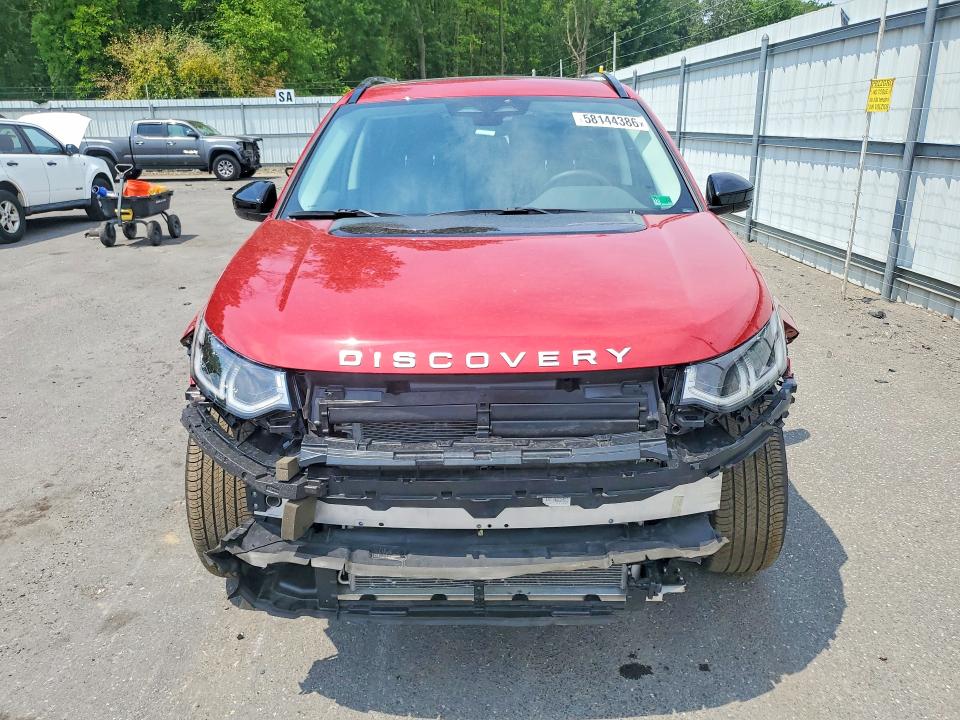 2025 Land rover Discovery sport VIN SALCJ2FX5SH365023 COPART salvage auction — FRONT END, Va - Cert Of Title - Salvage, sold $15,400 on 2026-07-16 (photo 5)