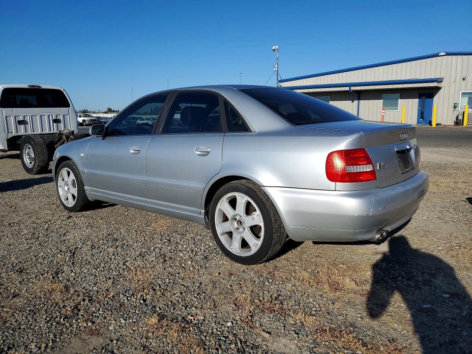 2000 Audi Rs4 VIN WAUDD68D3YA034145 COPART salvage auction — FRONT END, Ca - Dis/Dlr/Exp App For Dup Clean, sold $1,150 on 2026-07-09 (photo 2)