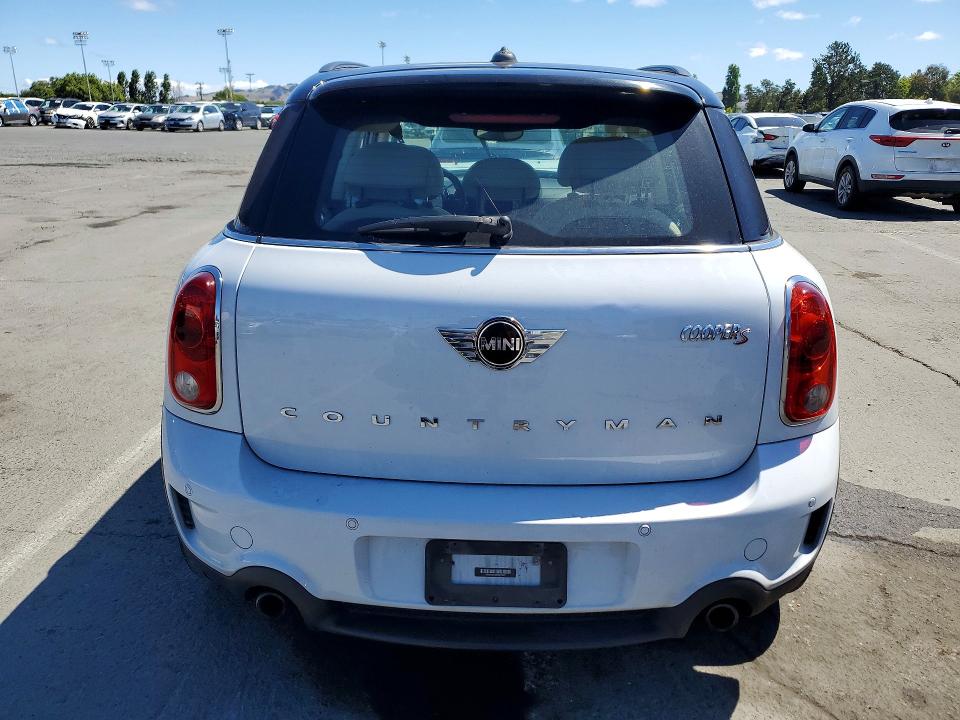 2013 Mini Cooper VIN WMWZC5C56DWP33527 COPART salvage auction — FRONT END, Ca - Salvage Certificate, sold $700 on 2026-07-06 (photo 6)