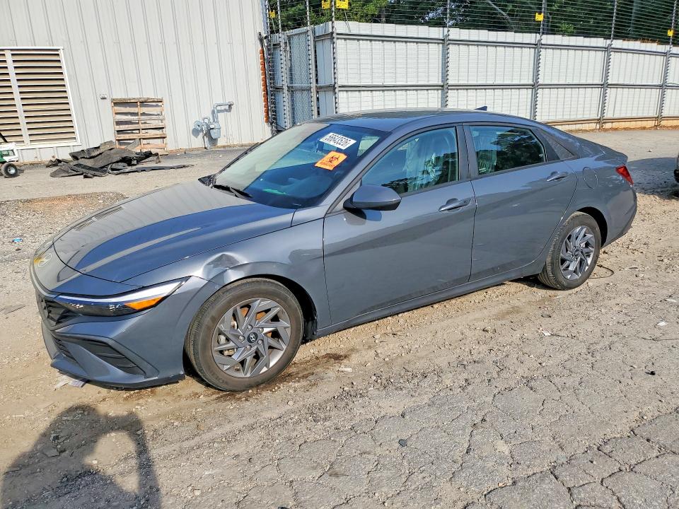 2024 Hyundai Elantra VIN KMHLM4DG1RU673560 COPART salvage auction — WATER/FLOOD, Ga - Cert Of Title-Flood Salvage, sold $4,950 on 2026-07-17 (photo 1)