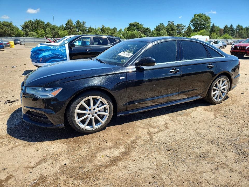 2017 Audi A6 VIN WAUG8AFC4HN017765 COPART salvage auction — FRONT END, Il - Salvage Certificate, sold $2,500 on 2026-07-21 (photo 1)