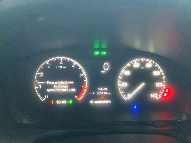 2025 Honda Hr-v VIN 3CZRZ1H51SM755686 COPART salvage auction — FRONT END, Tx - Salvage Vehicle Title, sold $8,200 on 2026-08-25 (photo 9)