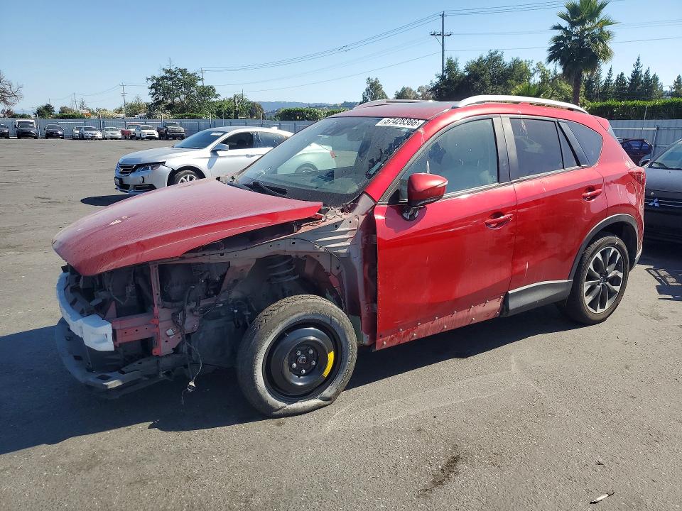 2016 Mazda Cx-5 VIN JM3KE4DY8G0919117 COPART salvage auction — FRONT END, Mo - Salvage Certificate Of Title, sold $125 on 2026-07-23 (photo 1)