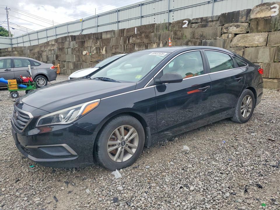 2016 Hyundai Sonata VIN 5NPE24AF1GH389741 COPART salvage auction — MECHANICAL, Oh - Certificate Of Title, sold $2,007 on 2026-07-02 (photo 1)